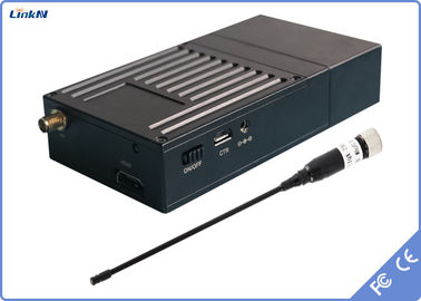 पुलिस सैन्य AES256 कम विलंबता के लिए 1.5 किमी COFDM वीडियो ट्रांसमीटर HDMI और CVBS
