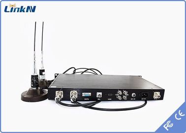 वाहन-माउंट COFDM वीडियो रिसीवर 1U HDMI SDI CVBS डायवर्सिटी रिसेप्शन 300-2700MHz