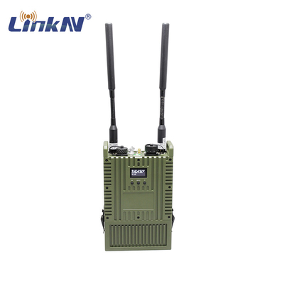 IP MESH रेडियो वीडियो डेटा MANET 4W MIMO 4G GPS/BD PPT WiFi AES एन्क्रिप्शन IP66 बैटरी चालित