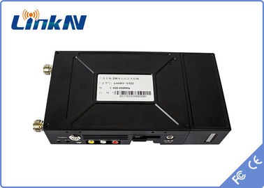 2km सैन्य FHD वीडियो ट्रांसमीटर उच्च सुरक्षा AES256 एन्क्रिप्शन COFDM मॉड्यूलेशन कम विलंब