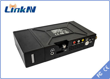 सैन्य FHD वीडियो ट्रांसमीटर HDMI CVBS COFDM मॉडुलन उच्च सुरक्षा AES256 एन्क्रिप्शन कम विलंब