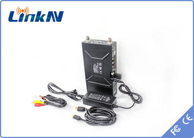 सैन्य FHD वीडियो ट्रांसमीटर HDMI CVBS COFDM मॉडुलन उच्च सुरक्षा AES256 एन्क्रिप्शन कम विलंब