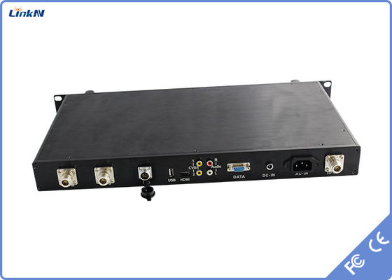 बीहड़ वाहन-माउंट FHD वीडियो रिसीवर HDMI SDI CVBS COFDM AES256 300-2700MHz