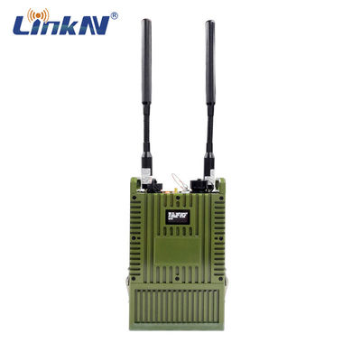 बीहड़ IP66 MESH रेडियो बैटरी और एलसीडी संकेतक के साथ 4G GPS / BD PPT WiFi AES एन्क्रिप्शन का समर्थन करता है