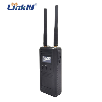 LKAV1519 5.8G 2.4G 5KM PTT इंटरकॉम COFDM पोर्टेबल हैंडहेल्ड आईपी मेश रेडियो