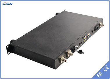 बीहड़ 1U शिपबोर्न COFDM रिसीवर HDMI SDI DC-12V दोहरी एंटेना 300-2700MHz