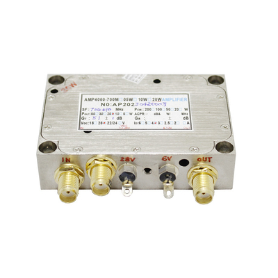वीडियो लिंक ड्रोन Uav 200 - 2700mhz 24 - 35vdc के लिए 43dBm Pa Cofdm पावर एम्पलीफायर