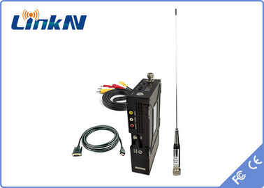 सैन्य COFDM वीडियो ट्रांसमीटर AES256 बैटरी 300-2700MHz संचालित