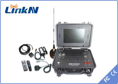 4G पोर्टेबल COFDM वीडियो रिसीवर HDMI CVBS AES256 कम विलंबता 300-2700MHz