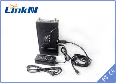 वायरलेस वीडियो ट्रांसमीटर COFDM QPSK HDMI और CVBS H.264 कम विलंब AES256 एन्क्रिप्शन 2W पावर आउटपुट