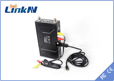 1U टैक्टिकल व्हीकल-माउंटेड वीडियो रिसीवर COFDM HDMI SDI CVBS डुअल एंटेना लो लेटेंसी