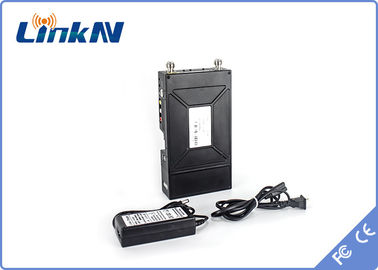 सैन्य पोर्टेबल वीडियो ट्रांसमीटर COFDM HDMI और CVBS AES256 एन्क्रिप्शन टू-वे इंटरकॉम