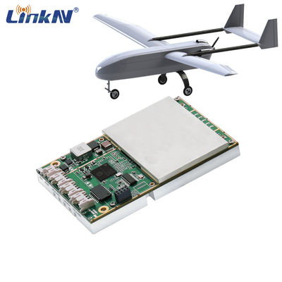 LKAV6306 15 किमी सैन्य आईपी मॉड्यूल 4W पावर 350MHz-4GHz यूएवी वीडियो डेटा लिंक