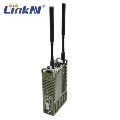 LKAV3516 सामरिक वीडियो डेटा 4W 30KM MIMO 4G जीपीएस/बीडी पीपीटी वाईफाई आईपी मेश एफएचएसएस रेडियो
