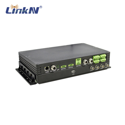 LKAV3605 1.5 किमी लोडर उत्खनन के लिए वीडियो डेटा ट्रांसमीटर UGV रोबोट 4W AES एन्क्रिप्शन 10-30V