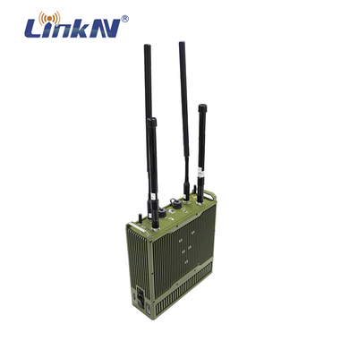 सैन्य पुलिस 10W MESH रेडियो बैटरी के साथ 10W LTE बेस स्टेशन IP66 AES एन्क्रिप्शन को एकीकृत करता है